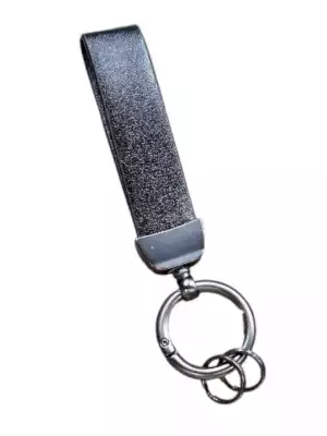 Брелок BOGEMA Black искусственная кожа 1 шт, черный